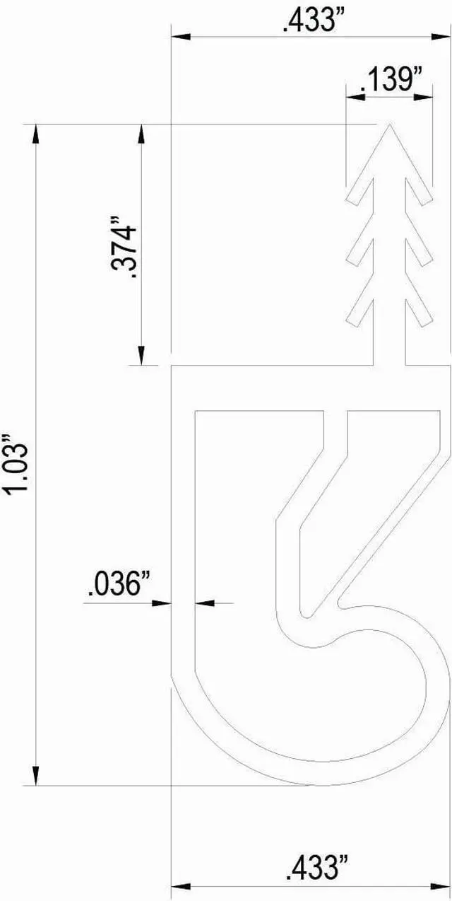 Alt view image 4 of 7 - Weather Stripping Door Seal for Metal Doors - Kerf Door Seal Kit, 36" x 84" - Black Weather Stripping for Doors.