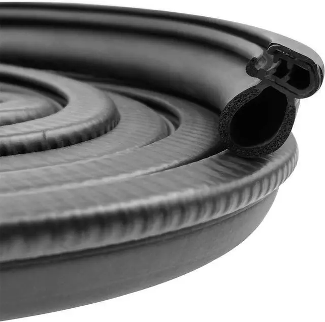 Main image of Car Weather Stripping, 50Ft Automotive Door Seal Strip with Side Bulb Rubber Seal for Cars, Boats, Trucks, RVs