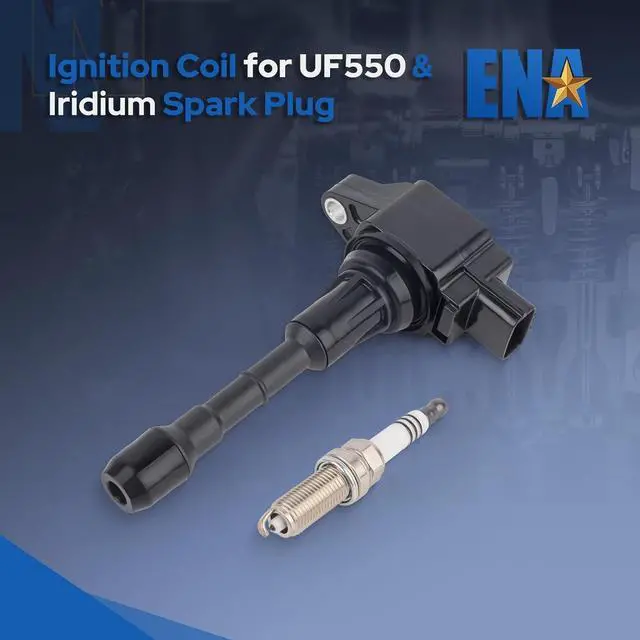 Alt view image 2 of 6 - Set of 6 Iridium Spark Plug and 6 Ignition Coil Pack Compatible with Nissan Infiniti Maxima Murano Pathfinder Quest Altima Q50 QX60 FX35 3.5L V6 Replacement for UF550
