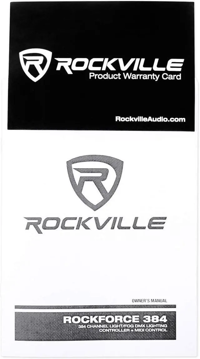 Alt view image 6 of 7 - ROCKFORCE 384 Channel DMX Lighting Controller, MIDI Control, 30 Scene Banks, 6 Chases, LED Display, for DJs and Stage Lighting
