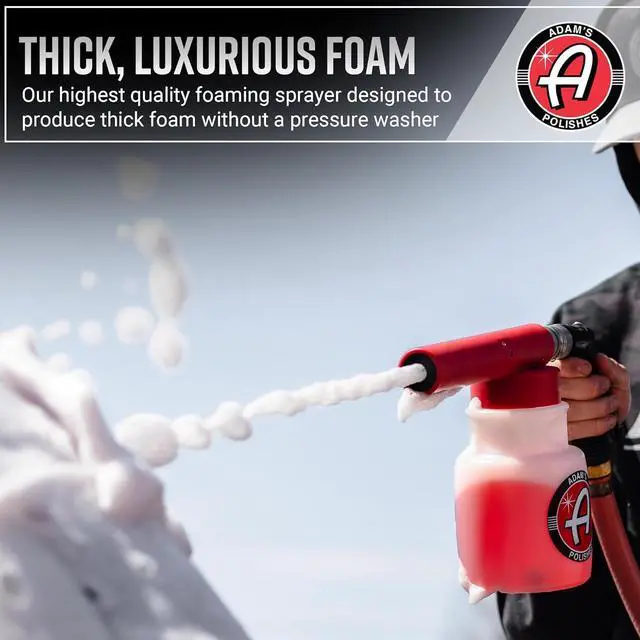 Alt view image 4 of 7 - Premium Foam Gun Car Wash Sprayer - Connects to Garden Hose for Car Washing, No Pressure Washer Required, Use Snow Foam Blaster with Car Soap, Shampoo or Detergent