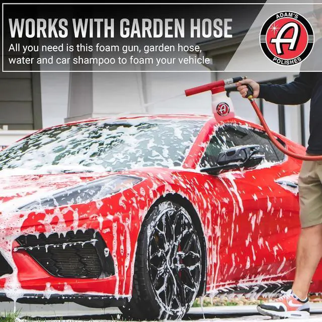 Alt view image 5 of 7 - Premium Foam Gun Car Wash Sprayer - Connects to Garden Hose for Car Washing, No Pressure Washer Required, Use Snow Foam Blaster with Car Soap, Shampoo or Detergent