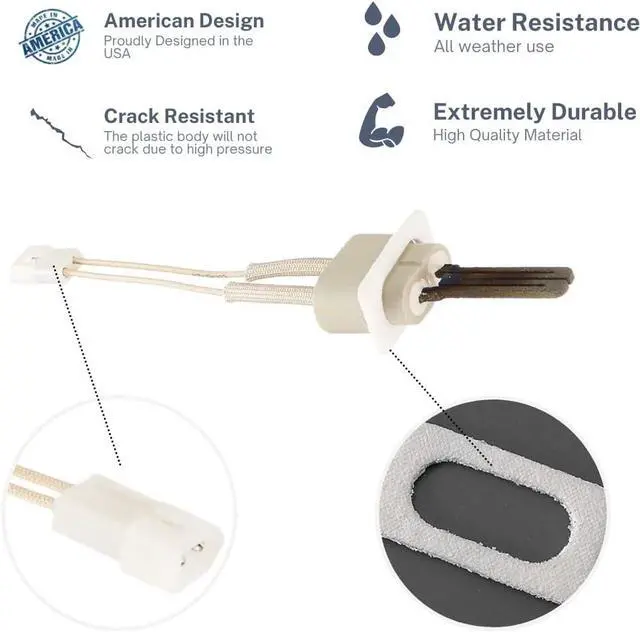 Alt view image 4 of 7 - Igniter with Gasket Kit Compatible with Pentair MasterTemp/Max-E-Therm Pool and Spa Heater 77707-0054