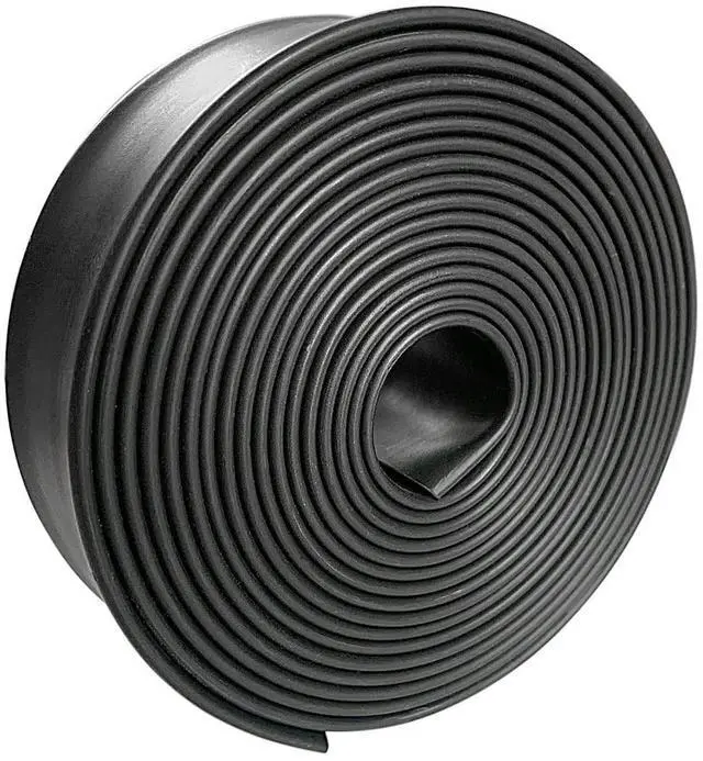 Main image of 3:1 Ratio Heat Shrink Tubing Roll Adhesive Lined Industrial Marine Grade Dual Wall Heat Shrink Tube Waterproof and Sealed Black (2 inches(50 mm), 30 Feet)