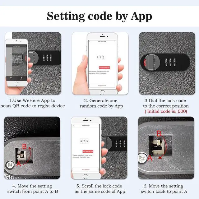 Alt view image 5 of 6 - Key Cabinet(32-Keys Plus), Key Lock Box Wall Mount with Combination Lock, 32 Key Tags, and Mini ERP Key Management, Key Organize LockBox for Car dealership, School, Hotel, Office