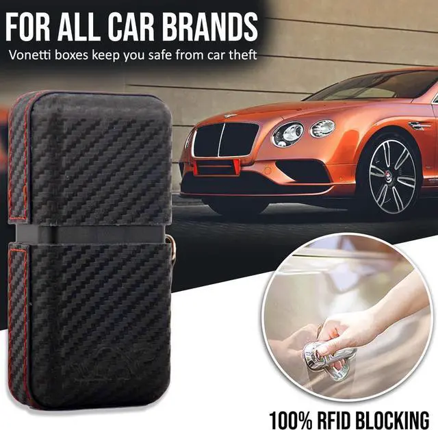 Alt view image 4 of 7 - Premium Key Fob Signal Blocker, Faraday Key Fob Protector, RFID Key Fob Protector, Faraday Box for Car Keys, Faraday Bag for Key Fob