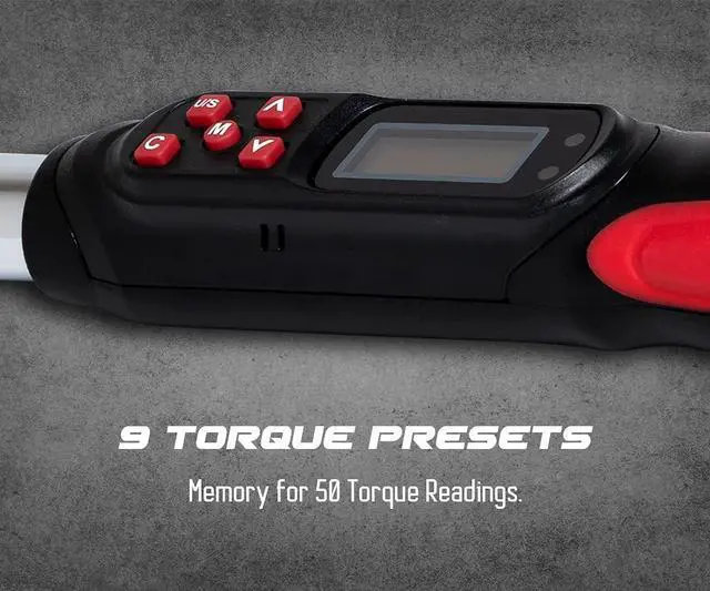 Alt view image 7 of 7 - Digital Torque Screwdriver 1.77-35.39 in-lbs (20-400 cN-m / 2.04-40.82 kg-cm) Torque Range, Accurate to ±2% Dual Direction, LED and Buzzer Notification, Preset Memory (SPN-T4BN)