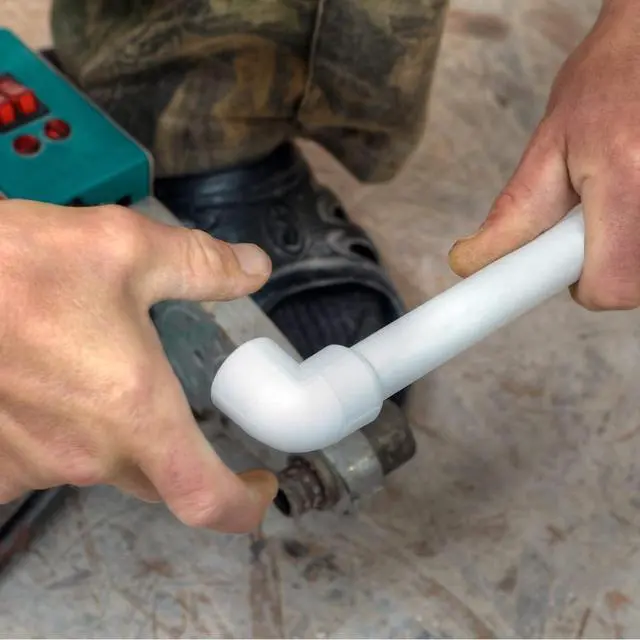 Alt view image 5 of 7 - 42 Pieces PVC Pipe Fittings Elbow Set Tent Connection Tee Heavy Duty PVC Elbow Fittings for Greenhouse Shed Pipe, Furniture Build and More (1 Inch)
