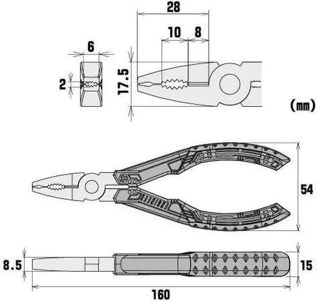 Alt view image 7 of 7 - 2-Piece Stripped Screw Extractor Pliers Set. Made in Japan. 8" Heavy Duty Linesman Plier + 6.25" Multipurpose Screw Removal Pliers. High Carbon Steel.