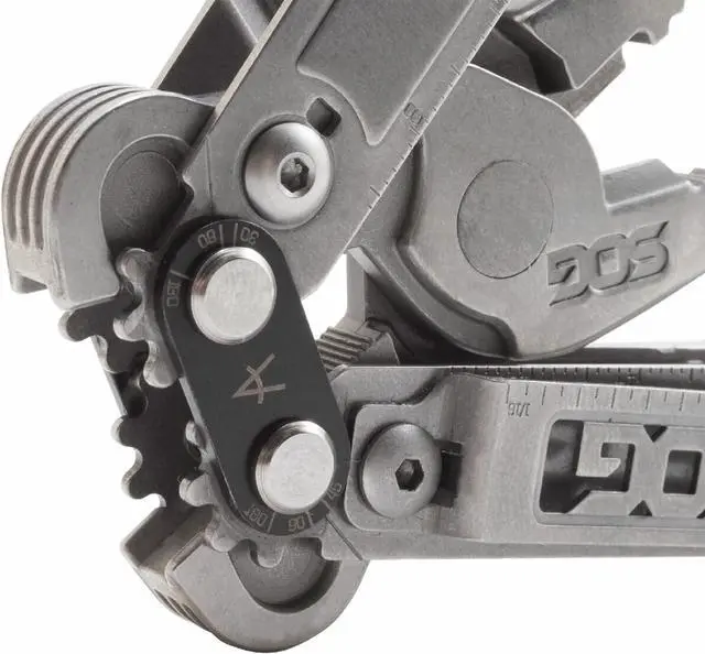 Alt view image 4 of 7 - PowerAccess Well-Rounded One-Handed Lightweight Daily Pocketable Stainless Steel Multi-Tool for Backcountry 18 Tools, Stone Wash