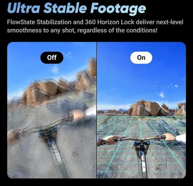 Alt view image 4 of 7 - X4 Motorcycle Bundle- 8K Waterproof 360 Action Camera, 4K Wide-Angle Video, Invisible Selfie Stick, Removable Lens Guards, 135 Min Battery Life, AI Editing, Stabilization, No Micro SD Card