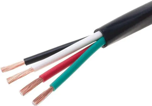 Main image of Cables Direct 14-Gauge Outdoor Speaker Wire, 250 Ft | 4 Conductor, Copper Clad Aluminum, Stranded Bulk Audio Cable | CL2, Direct Burial, UV Resistant