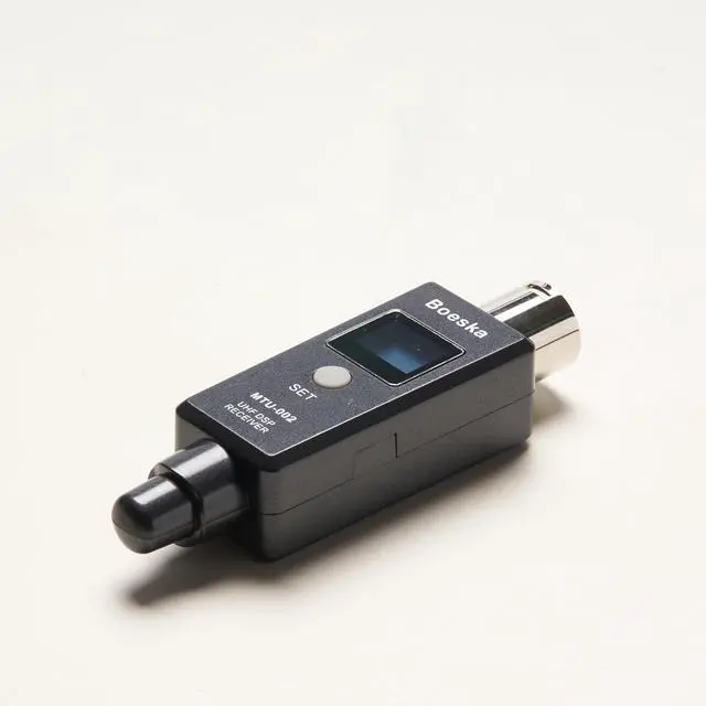 Alt view image 2 of 7 - Wireless XLR Transmitter and Receiver, UHF XLR Adapter System for Dynamic Microphone Guitar, 48k Sampling Frequency, 100 Feet Range