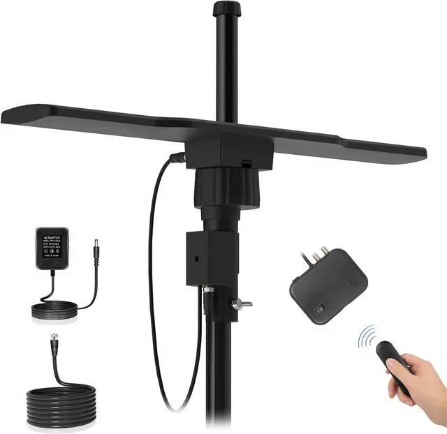 Main image of Digital HD TV Antenna Outdoor, 1600+ Miles Long Ranges, Directional 360 Degree Rotation,Outdoor TV Antenna for Smart TV,Support 2 TVs-8K 4K 1080p All Smart/Old TVs VHF UHF-35ft HDTV Cable