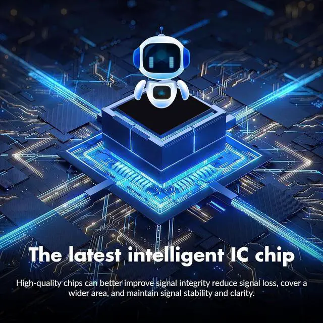 Alt view image 5 of 7 - Digital HD TV Antenna Outdoor, 1600+ Miles Long Ranges, Directional 360 Degree Rotation,Outdoor TV Antenna for Smart TV,Support 2 TVs-8K 4K 1080p All Smart/Old TVs VHF UHF-35ft HDTV Cable