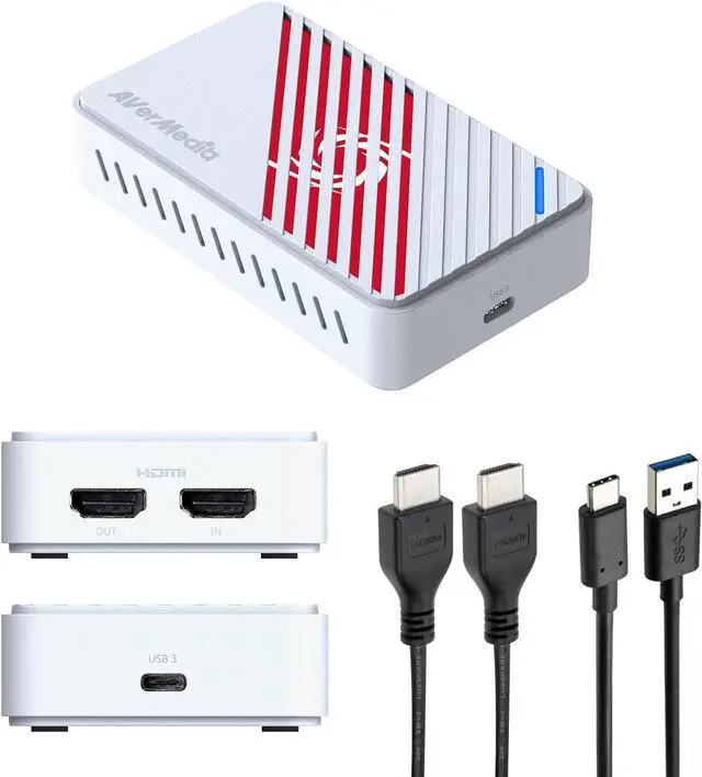 Main image of 4K HDMI Capture Card for Streaming, PS5/Pro, Xbox, Switch, PC, USB 3.2 Game Capture Device for Twitch, OBS, YouTube, Discord, Low Latency Recording, GC553Pro Live Gamer Ultra S (White)