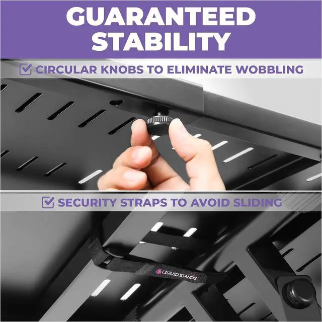 Alt view image 4 of 6 - Stands Expandable DJ Table Stand Portable Audio Mixer Stand - DJ Stand for Laptop & Controller - Midi Keyboard Stand & Synth Stand - DJ Booth Portable X Style Keyboard Stand & Tabletop DJ Desk