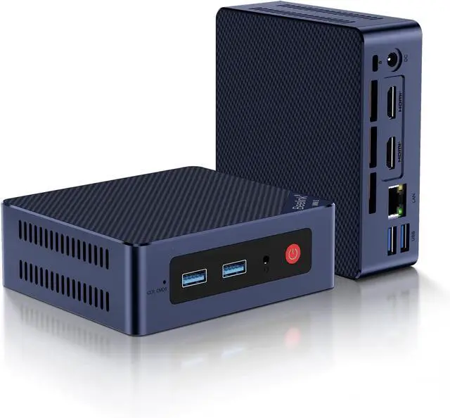 Main image of S12 Pro Mini PC,  12th Gen Alder Lake- N100(up to 3.4GHz), 8GB DDR4 RAM 256GB M.2 SSD, Desktop Computer Support 4K Dual Display/USB3.2/WiFi 6/BT5.2/Gigabit Ethernet for Home/Office