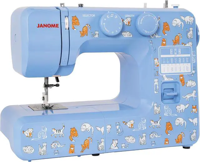 Alt view image 3 of 7 - Cat Fancy Easy-to-Use Sewing Machine with Interior Metal Frame, Bobbin Diagram, Tutorial Videos, Made with Beginners in Mind!, Multi-Color