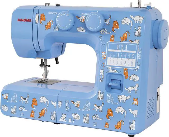 Alt view image 4 of 7 - Cat Fancy Easy-to-Use Sewing Machine with Interior Metal Frame, Bobbin Diagram, Tutorial Videos, Made with Beginners in Mind!, Multi-Color