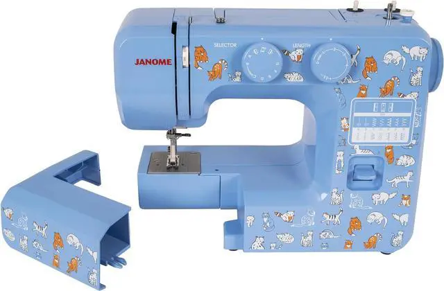Alt view image 7 of 7 - Cat Fancy Easy-to-Use Sewing Machine with Interior Metal Frame, Bobbin Diagram, Tutorial Videos, Made with Beginners in Mind!, Multi-Color