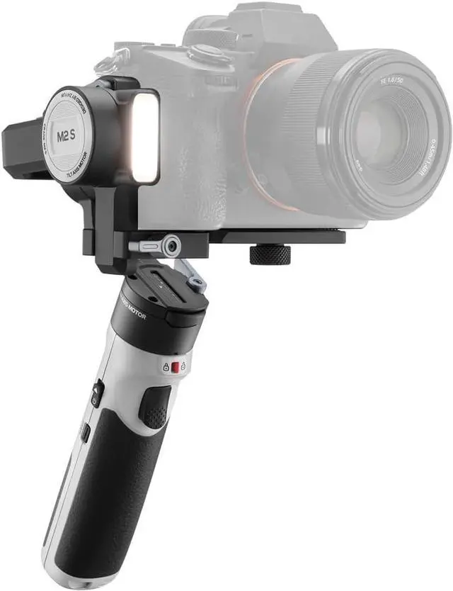 Alt view image 4 of 6 - Crane M2S Camera Gimbal Stabilizer Handheld 3-Axis Video Stabilizer for Lightweight Mirrorless Cameras (Standard Version)