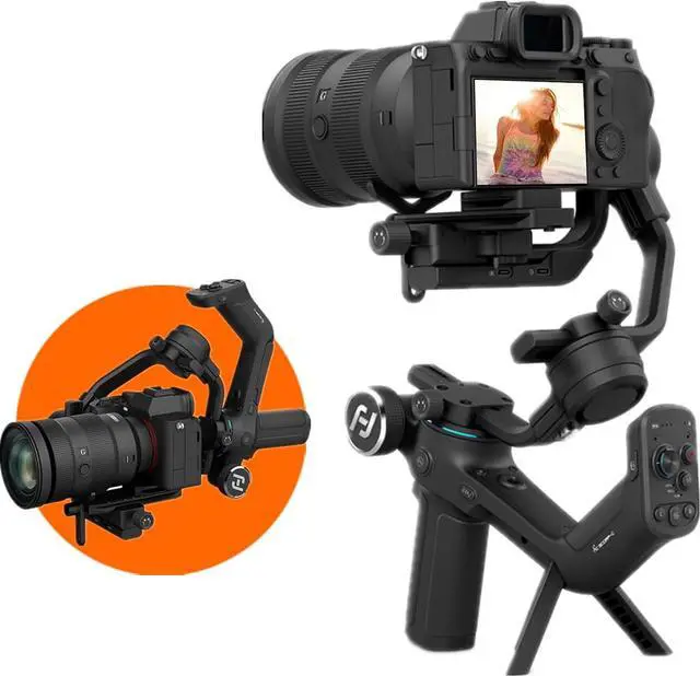Main image of SCORP-C Gimbal Stabilizer for Cameras DSLR and Mirrorless Camera, 3-Axis Camera Gimbal, 5.5lbs Payload, for Sony 7 A6300/A6400 A7S3 a9/a7 for Canon 5D3/80D for Nikon D7500/Z5/Z6 II
