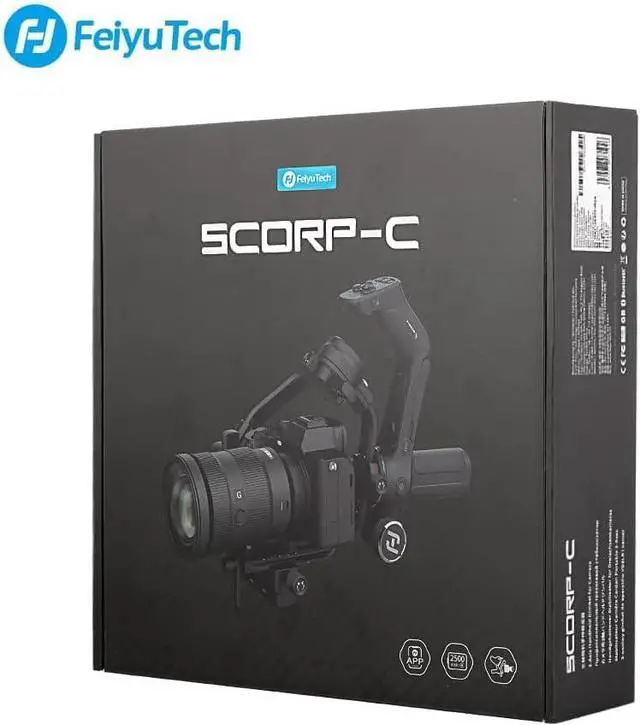 Alt view image 6 of 7 - SCORP-C Gimbal Stabilizer for Cameras DSLR and Mirrorless Camera, 3-Axis Camera Gimbal, 5.5lbs Payload, for Sony 7 A6300/A6400 A7S3 a9/a7 for Canon 5D3/80D for Nikon D7500/Z5/Z6 II