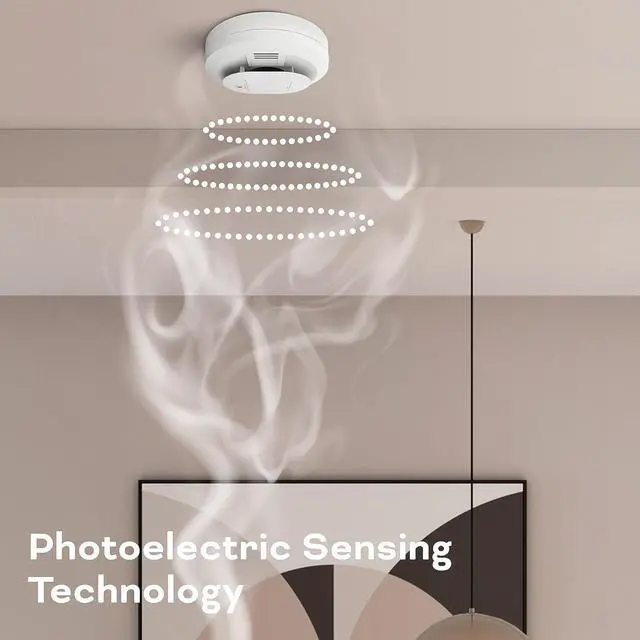 Alt view image 4 of 7 - Kidde Hardwired Smoke & Carbon Monoxide Detector, AA Battery Backup, Interconnectable, LED Warning Light Indicators