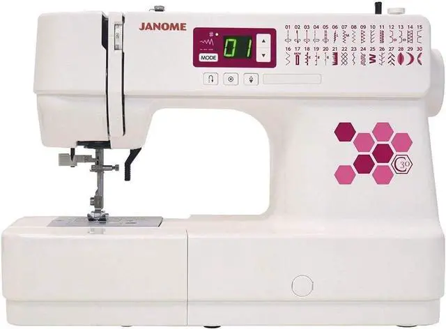 Main image of Sewing Machine, White, W16" x H12" x D 7"