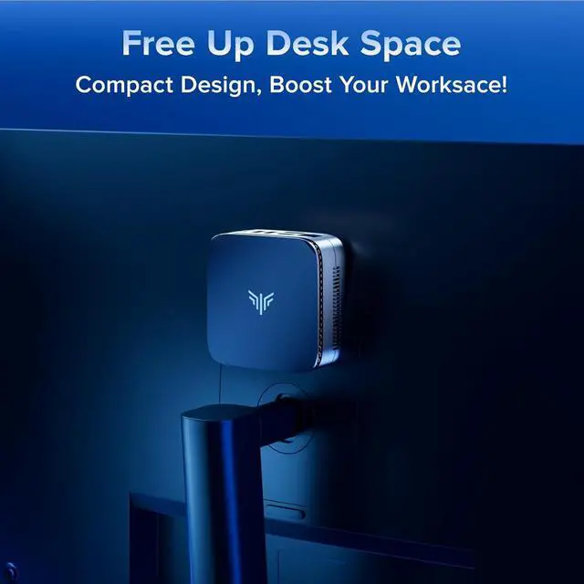 Alt view image 6 of 7 - Essenx E1 Mini PC,12th N97 Mini PC(Beat N150,up to 3.6GHz),Desktop Computer 16GB RAM 1TB SSD,Micro PC Computer Support 4K HDMI+DP,Desktop PC with Dual WiFi,Business Home Office