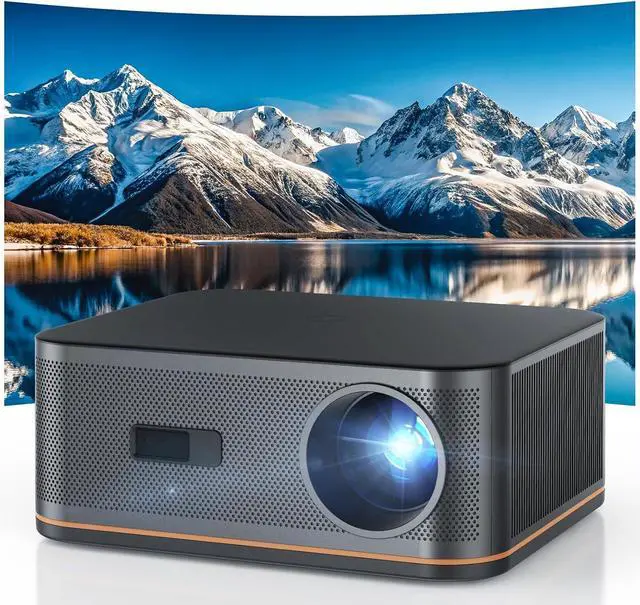 Main image of 4K Home Theater Projector with WiFi 6 and Bluetooth 5.2, HAPPRUN 300'' Movie Projector for Indoor/Outdoor, Smart Proyector Compatible with Phone/TV Stick/PC/PS5