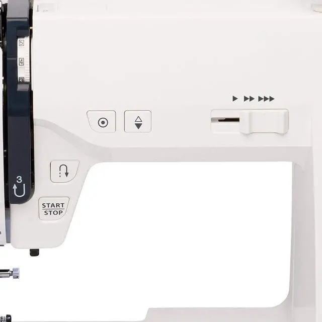 Alt view image 6 of 7 - JW8100 Fully-Featured Computerized Sewing Machine with 100 Stitches, 7 Buttonholes, Hard Cover, Extension Table and 22 Accessories