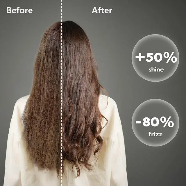 Alt view image 6 of 6 - Thermal Brush Curling Iron Brush Heat Hair Curling Brush with Ceramic Tourmaline Hair Styler 1.5 Inch Heated Round Hair Brush Dual Voltage Hot Brushes for Volume Hair Curler