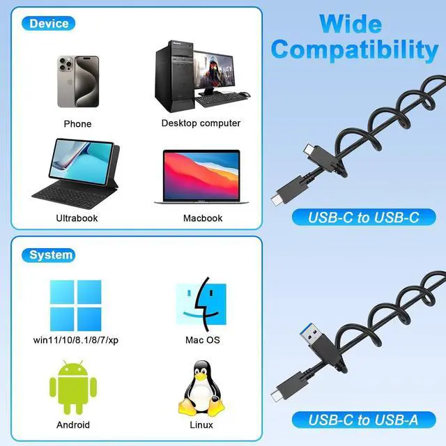 Alt view image 6 of 7 - 5 in 1 CFExpress/XQD/SD Card Reader - 10Gbps USB C&USB A CFexpress Type B Card Reader for CFexpress Type B+SD 3.0 Card+XQD Card Reader, CFexpress Adapter Memory Card Reader for Wins/Mac/Linux/Android