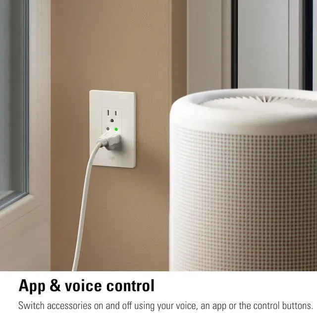 Alt view image 5 of 7 - Eve Energy Outlet (Matter)  Smart Outlet & Power Meter, App & Voice Control, No Bridge, Thread, Works with Apple Home, Alexa, Google Home, SmartThings, 100% Privacy, Requires Thread Border Router