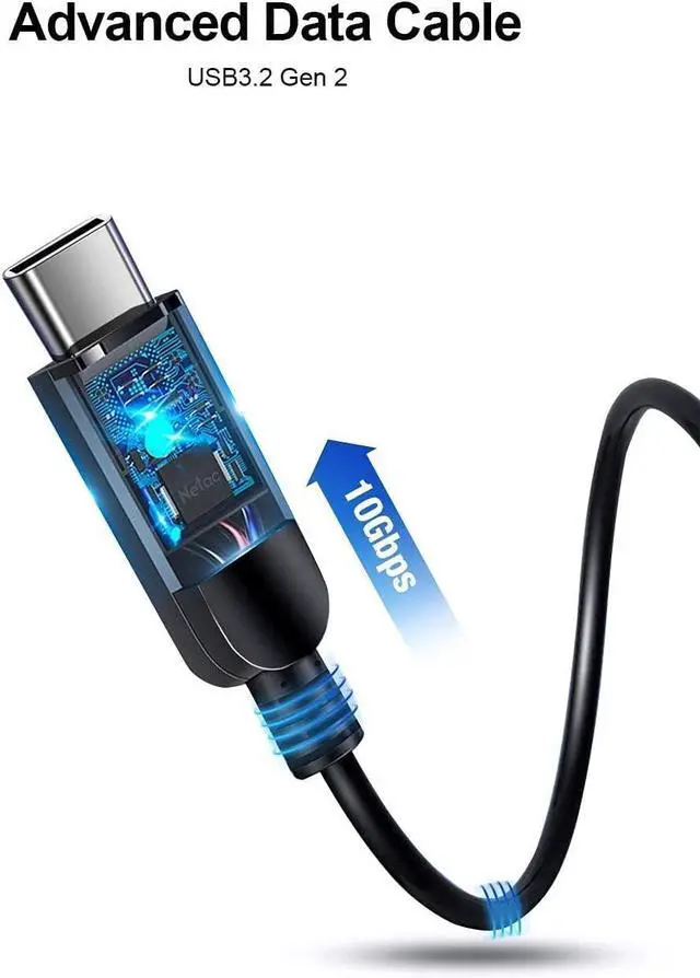 Alt view image 5 of 7 - 500GB Portable SSD USB 3.2 Gen 2 (10 Gbps, Type-C) External Solid State Drive Backup Slim Portable Drive for File Storage/Business Travel Essential, Rapid Read & Write Low Noise, Zslim