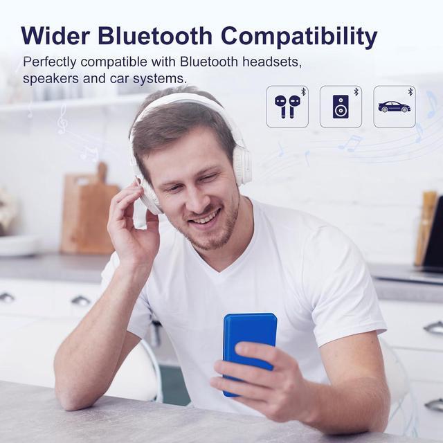 Alt view image 5 of 7 - 80GB MP3 Player with Bluetooth and WiFi, Android MP3 & MP4 Players with 4" Touchscreen and Speaker, 2000mAh Spotify Music Player with Spotify Kids, Audible,  Music, Play Store (Blue)