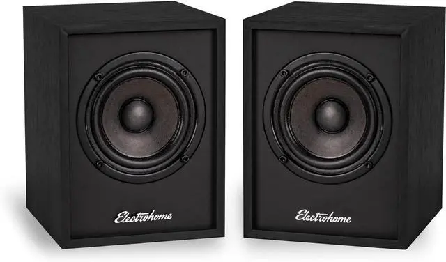 Main image of Huntley Powered Bookshelf Speakers with Built-in Amplifier and 3" Drivers for Turntable, TV, PC and Wireless Music Streaming Featuring Bluetooth 5, RCA and Aux (EB10B)