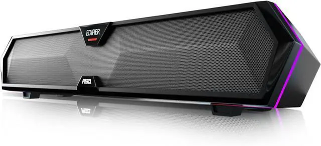 Alt view image 7 of 7 - MG300 Computer Sound Bar: Loud Speakers with Deep Bass - Switch RGB Built-in Microphone for Gaming Wireless Bluetooth 5.3 & USB Adapter PC Bar Desktop by DT