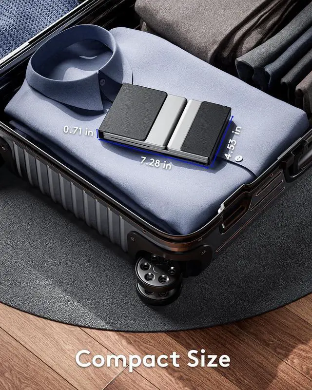 Alt view image 5 of 7 - Bluetooth Keyboard with Touchpad - Full-Size Folding Wireless Keyboard, Portable Travel for iOS/Android/Windows/Mac OS, Supports 3 Devices (BT5.1 x 3), Gray