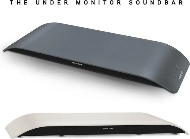 Alt view image 7 of 7 - Soundblade Under Monitor Soundbar, Powerful 120 watt, 2.1 Channel USB-C, Bluetooth 5.3 Desktop Speaker for PC, Mac Streaming Content, Music and Gaming. (Pink) by DT