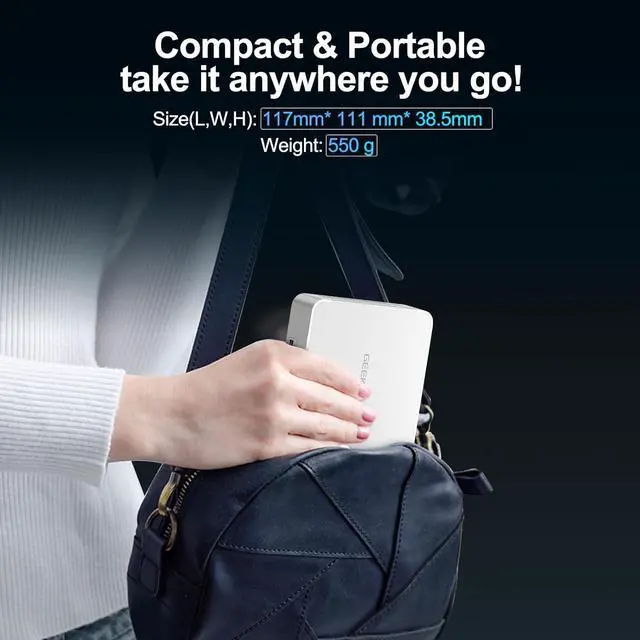 Alt view image 5 of 7 - Mini PC XT12 Pro, 12th Gen  i9-12900HK NUC12 Mini Computers(14C/20T,Up to 5GHz), 32GB DDR4 RAM & 1TB PCIe Gen 4 SSD Mini PC Windows 11 Pro, 8K/Quad Display/USB4.0/WiFi 6E/BT5.2/2.5G LAN