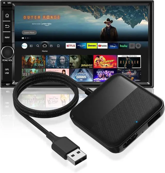Main image of Car TV Mate, Carplay HDMI Adapter Converter for Fire TV Stick, Google, Set-top Box, Screen Thrower, Game Consoles,HDMI Multimedia Adapter for Cars with Wired CarPlay from 2016,Plug & Play