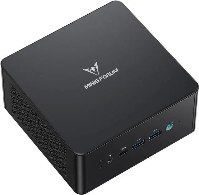 Main image of UM890 Pro Mini PC Ryzen 9 8945HS (up to 5.2GHz) Desktop Computer 64GB RAM DDR5 5600MHz &1TB PCIe 4.0 SSD, Cculink Mini PC Quad Display HDMI/DP1.4/USB-C,  Radeon 780M/Dual LAN 2.5G