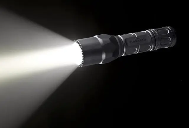 Alt view image 2 of 6 - G2X Pro Dual-Output LED Flashlight with click switch, Black