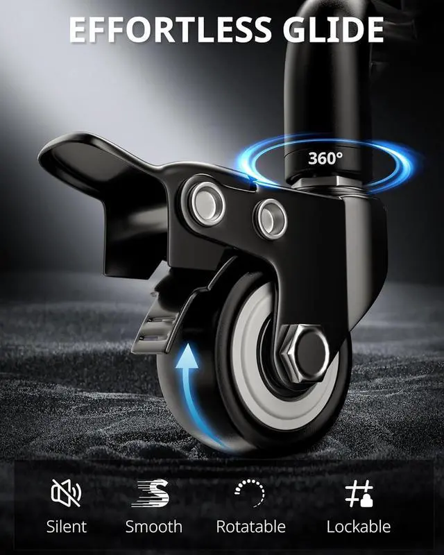 Alt view image 3 of 6 - LED Ring Light Tripod with Phone Holder & Casters, Adjustable Overhead Phone/Camera Mount for iPhone, Video Recording, Live Streaming, Cooking (Mobile Stand with Light & Tripod)