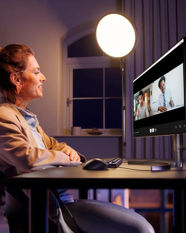 Alt view image 7 of 7 - Ring Light with 72" Tripod Stand and Phone Holder, 6500K Full-Screen Selfie Ring Light for Makeup Barber Video Recording, Photography Lighting, Ring Light Tripod for iPhone Phone with Remote