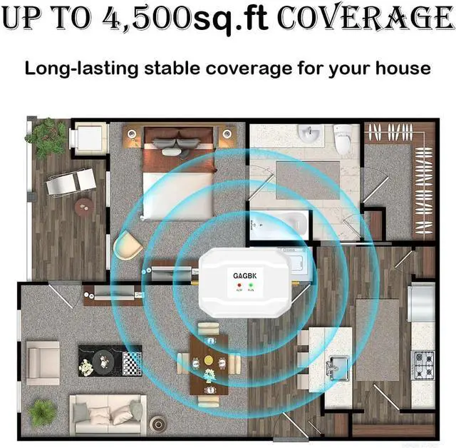 Alt view image 4 of 7 - Latest Verizon Cell Phone Signal Booster Verizon Signal Booster Cell Phone Booster 5G 4G LTE Band 13 Cellular Booster Straight Talk Signal Amplifier Cell Extender Cell Booster for Home