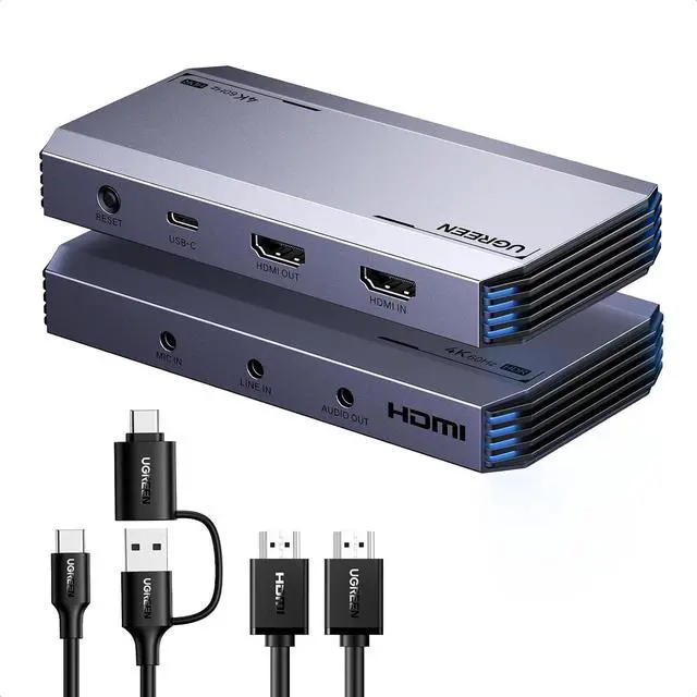 Main image of 4K@60Hz Capture Card, Ultra HD HDMI Video Capture Card 1080P@240Hz USB 3.0 Ultra-Low Latency with VRR and HDR for Streaming, Gaming, Recording Compatible with iPad, Switch 2, PS5, Xbox, PC, Mac